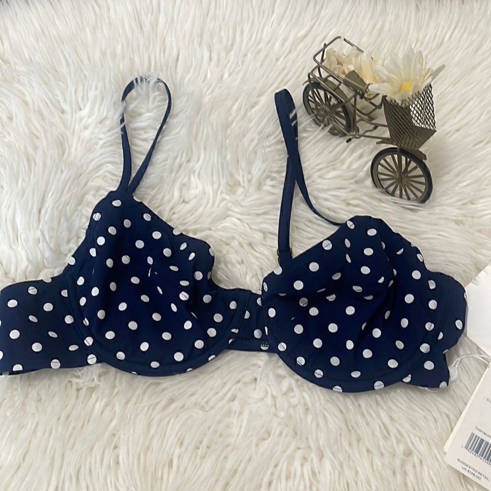TORY BURCH BIKINI TOP NWT SIZE M